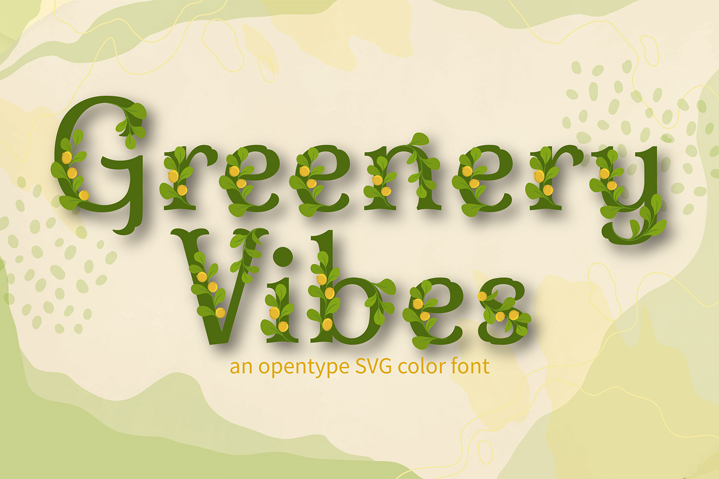 font typography   Typeface type design display font design color font Graphic Designer green Ecology