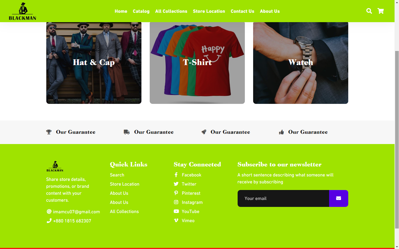 Shopify-Collection-page
