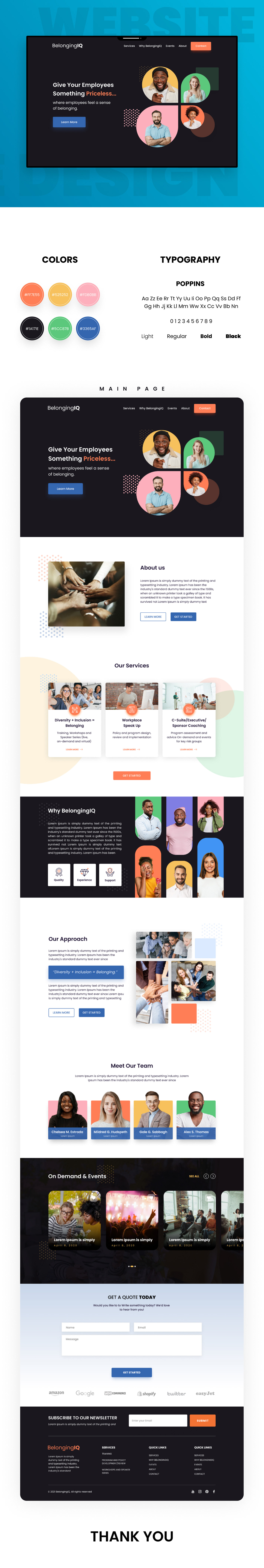 diversity website design