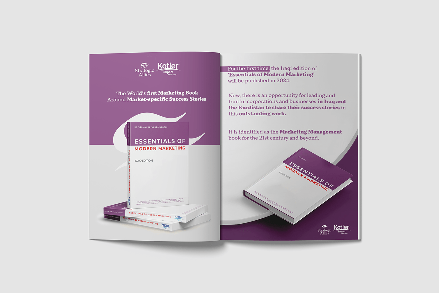 design marketing   Advertising  brand identity branding  book design books strategic design ModernMarketing philipkotler