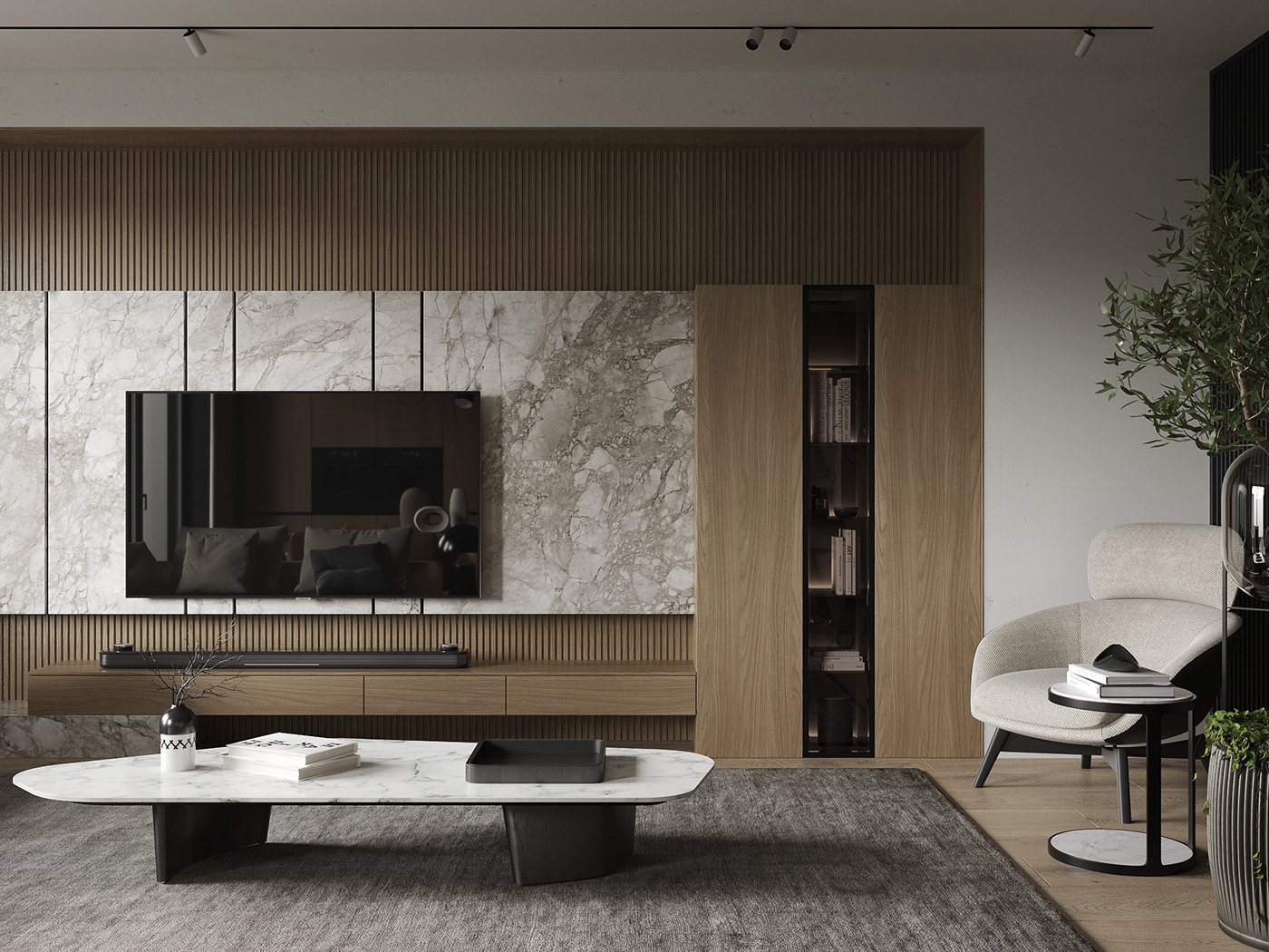 Flos interior design  Minotti poliform дизайн интерьера Дизайн квартиры Интерьер квартиры минимализм в интерьере современный интерьер шпон