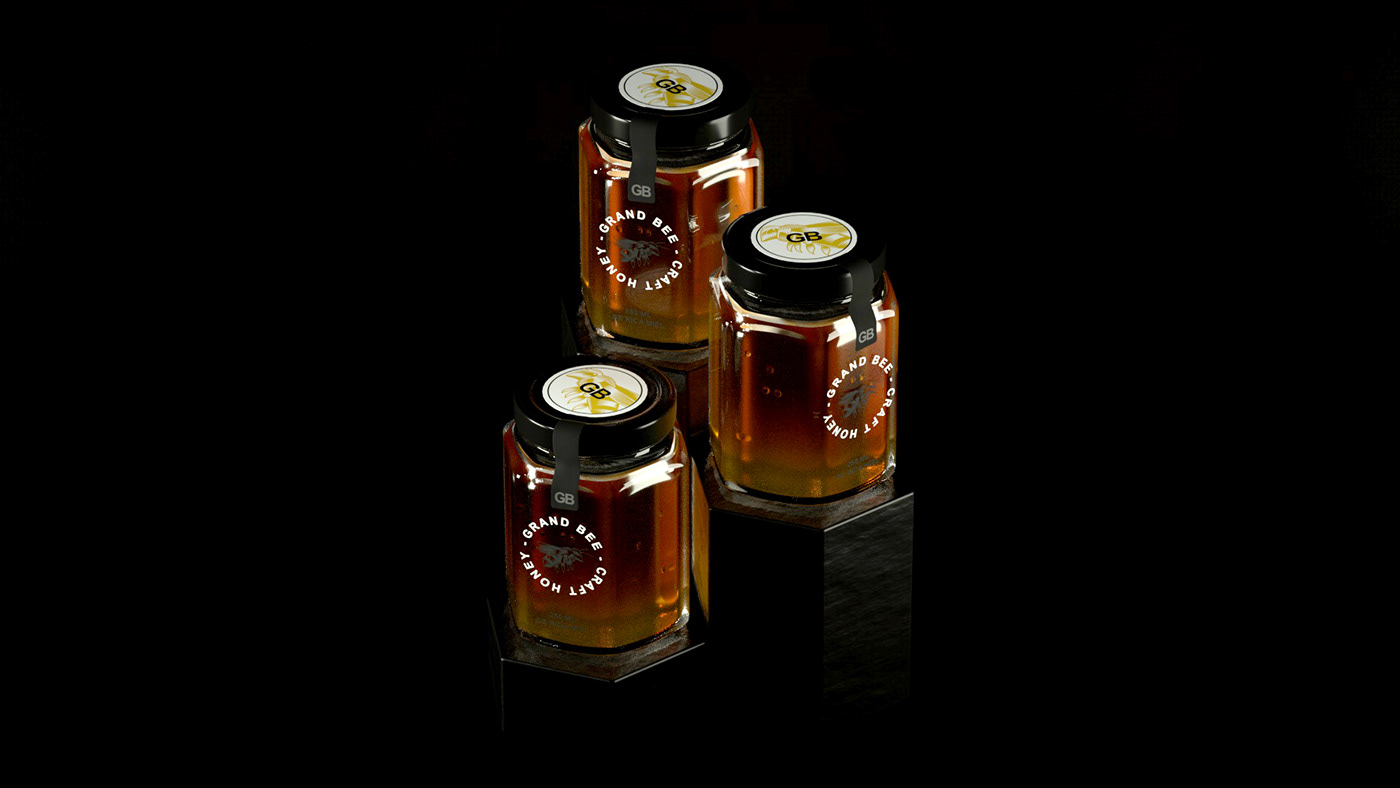 bee brand branding  craft handmade hi estudio honey motion Packaging sweet