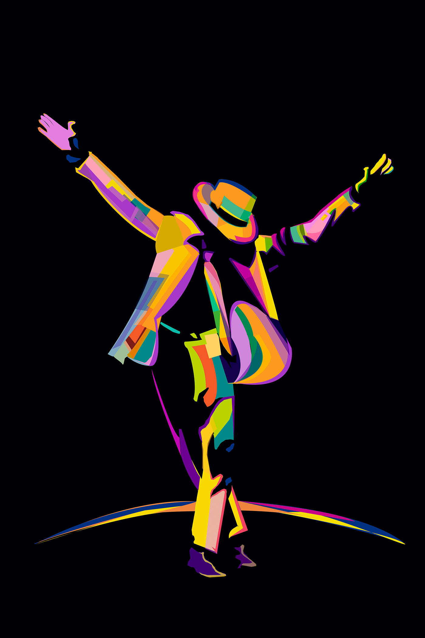 King of pop Michael Jackson WPAP ART wpapdesign
