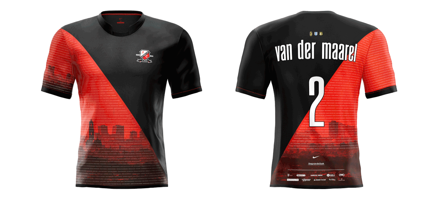 50YEARS concept fcutrecht jersey kit nthnrs Rebrand soccer utrecht voetbal