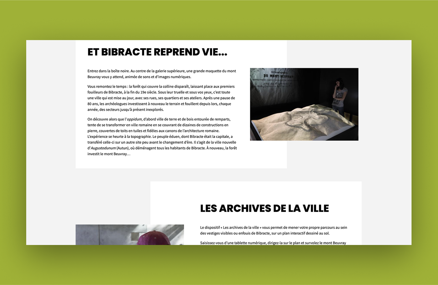 app design archeology art direction  Interaction design  UI ux Web Design 