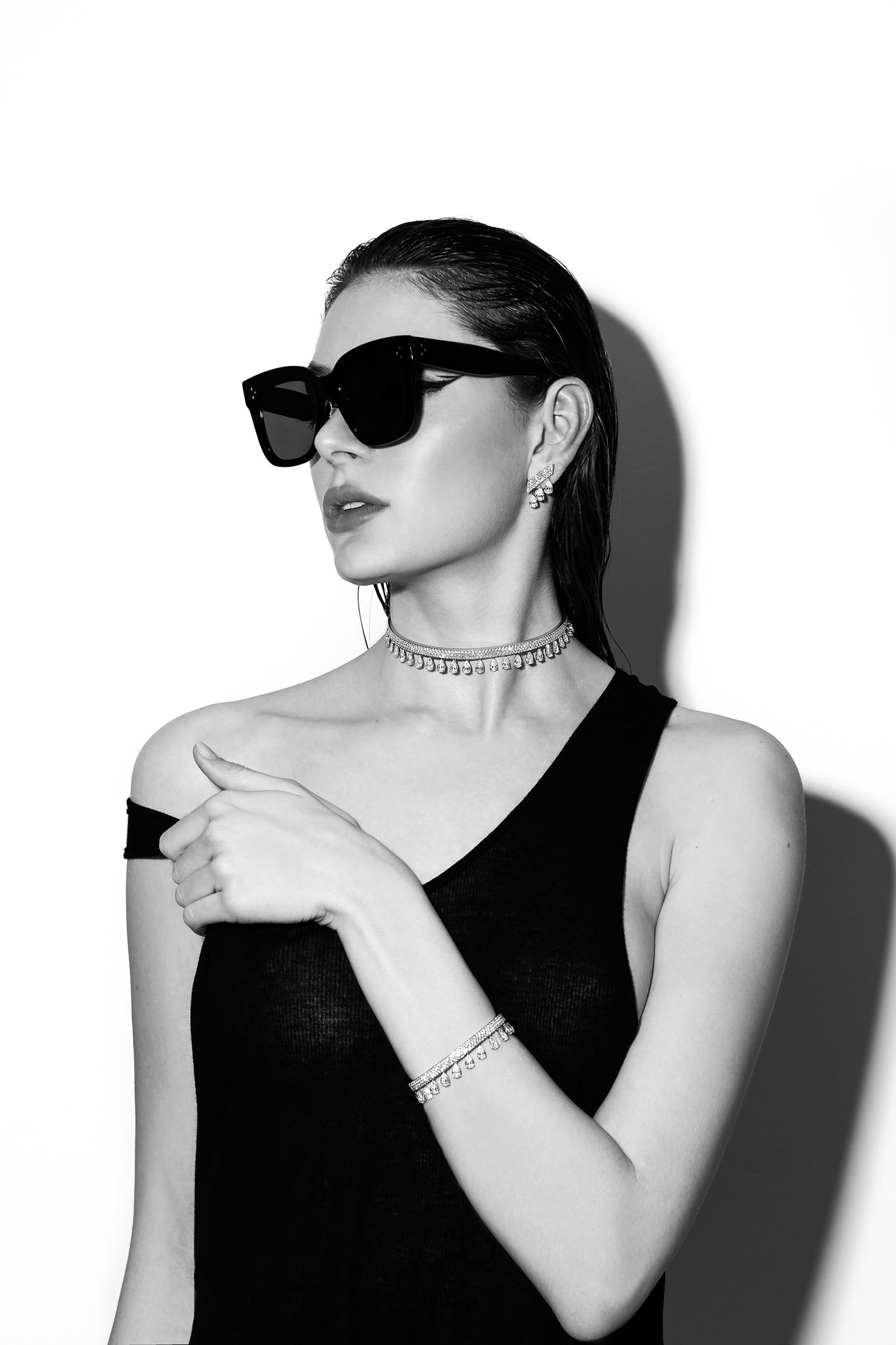 jewelry high jewelry campaign beauty model Monaco monte carlo vogue