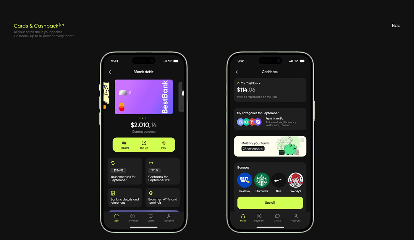app banking app ui design Mobile app ios Fintech business UI/UX design finance