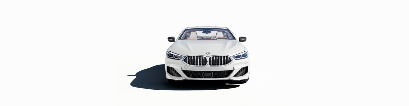 CGI car automotive   bmw850i Advertising  Auto design Vehicle BMW
