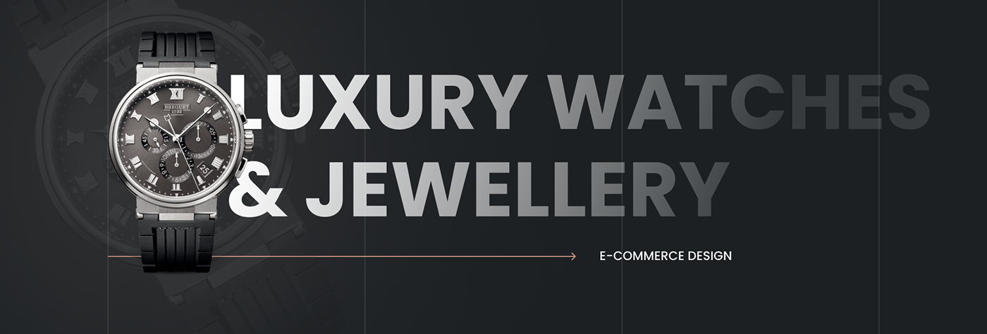 Web Design  ux UI/UX Ecommerce watch Jewellery Fashion 