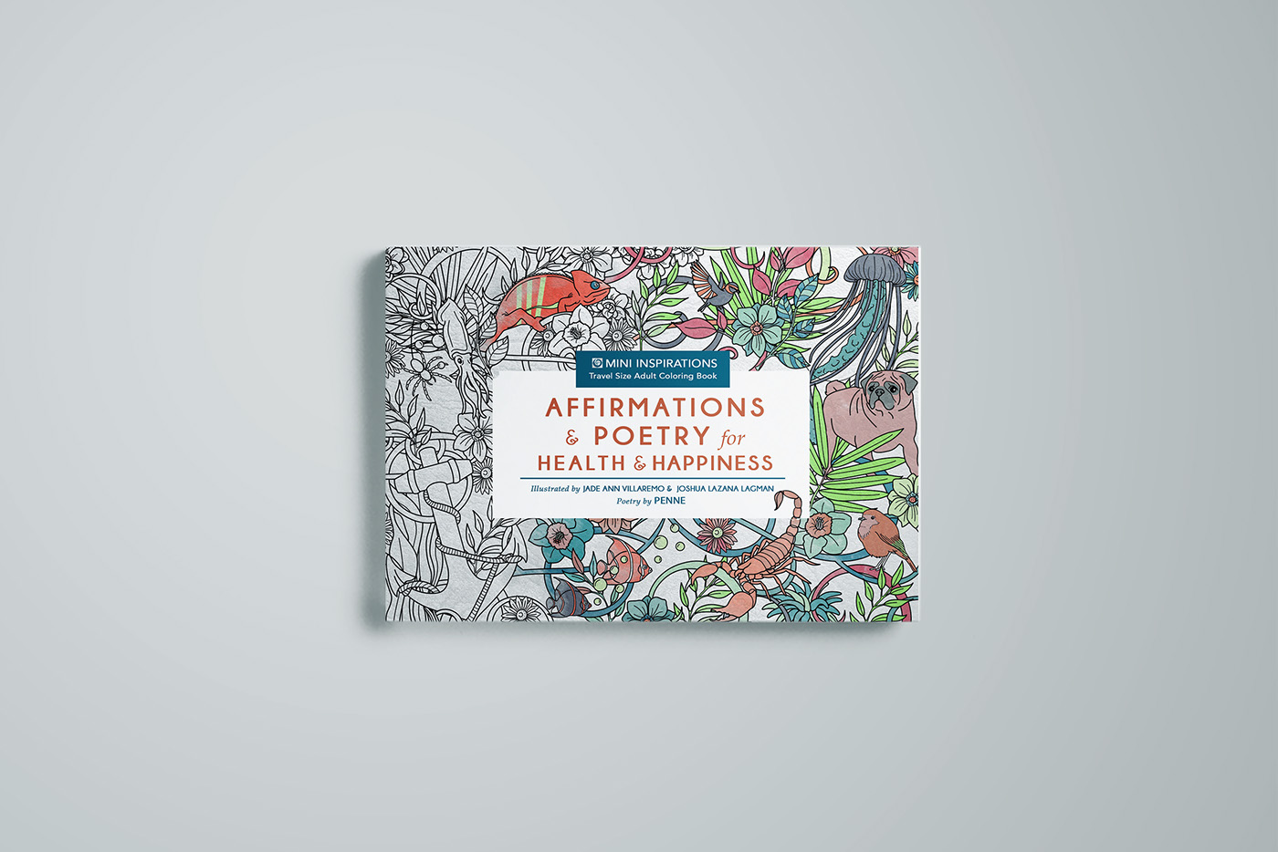 coloring book book cover ILLUSTRATION  book Nature illustrations animals plants