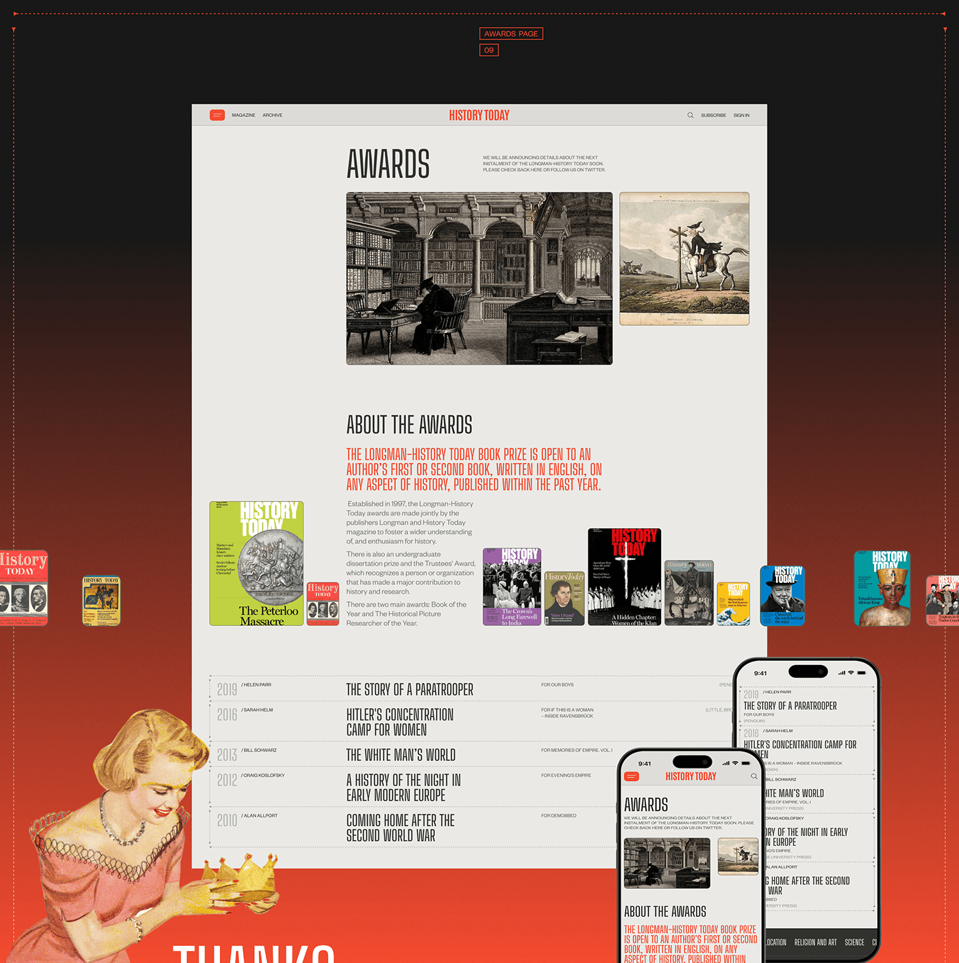UI/UX Figma Web Design  news newspaper magazine Website ui design UX design history