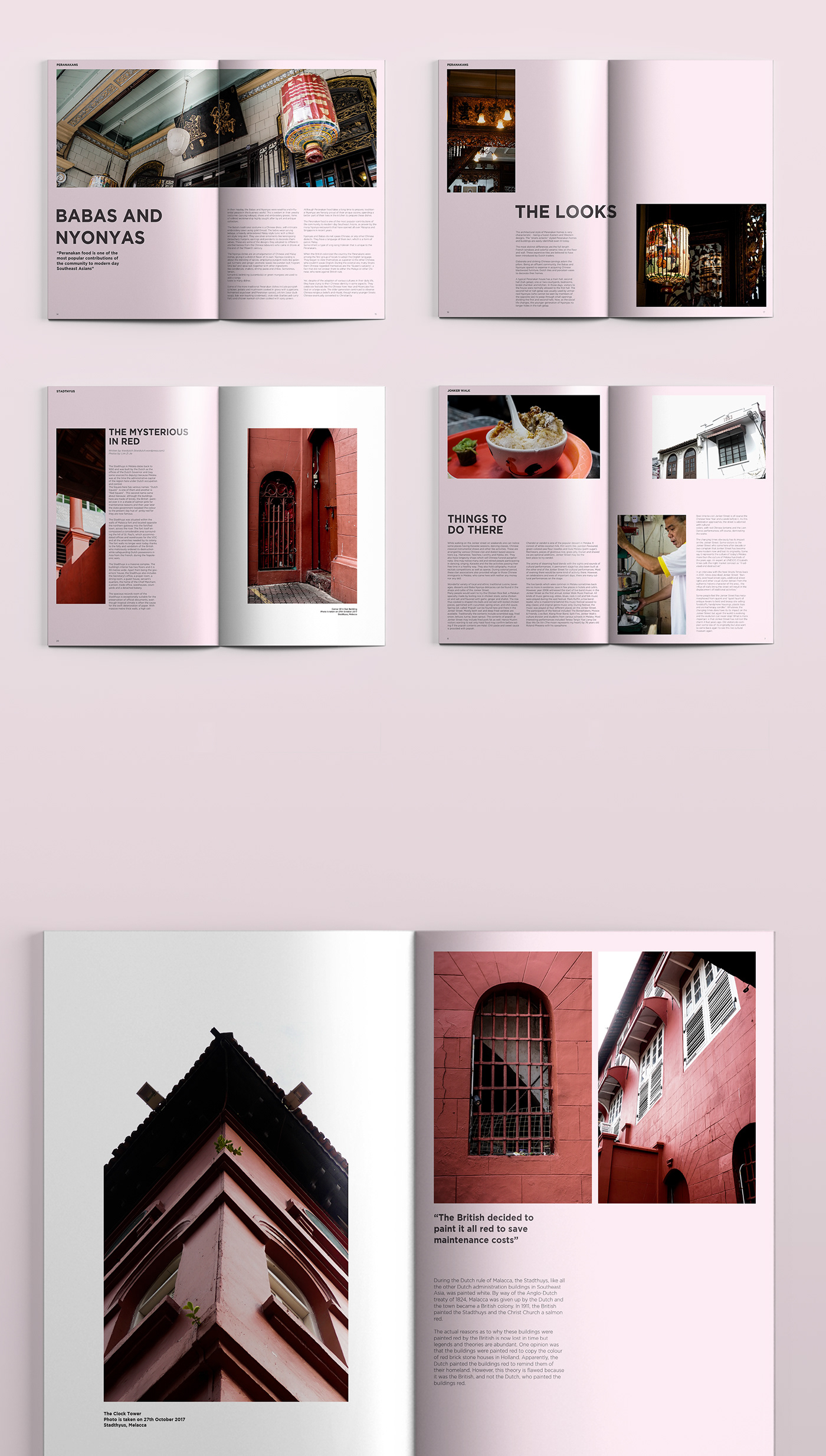 malacca Traverse magazine Travel clean Cereal minimalistic Layout editorial
