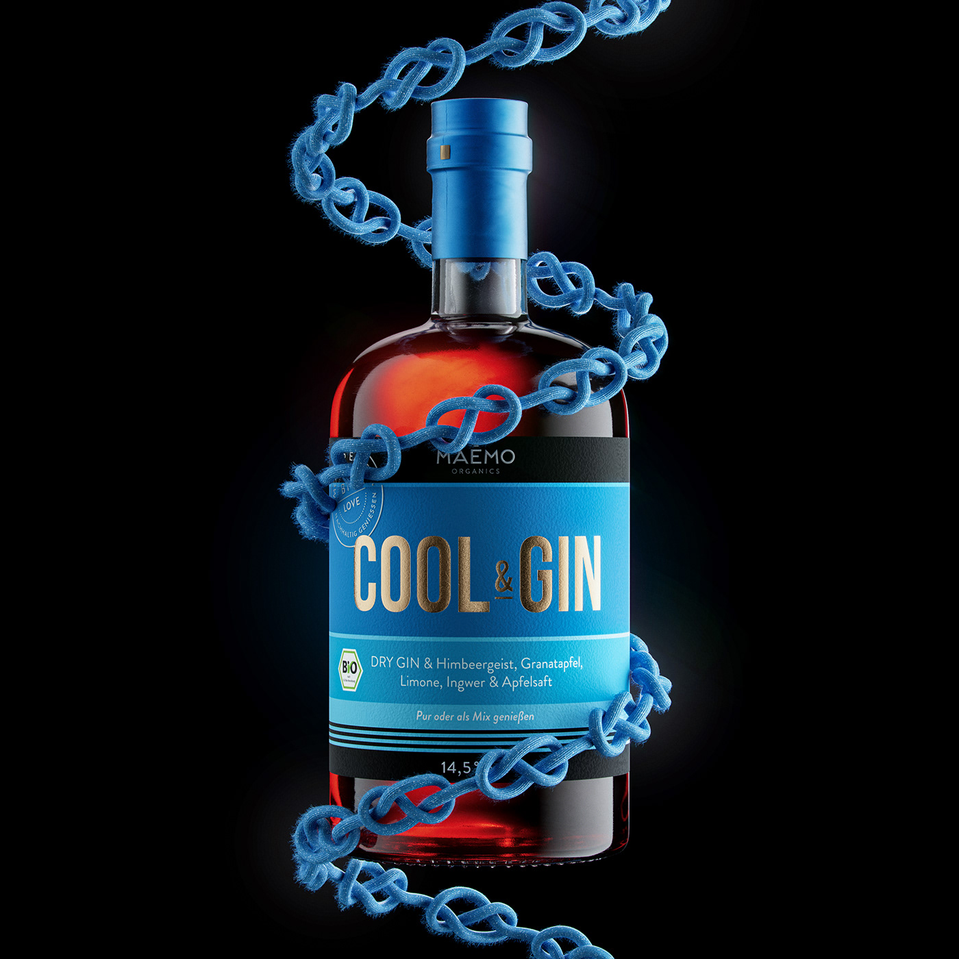 3D bottle CGI gin Packaging Render rendering Spirts Label visualization