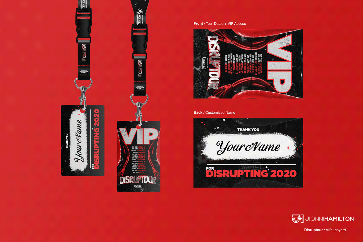 3D barber branding design designs Event Design Glitch marketing tour Wahl