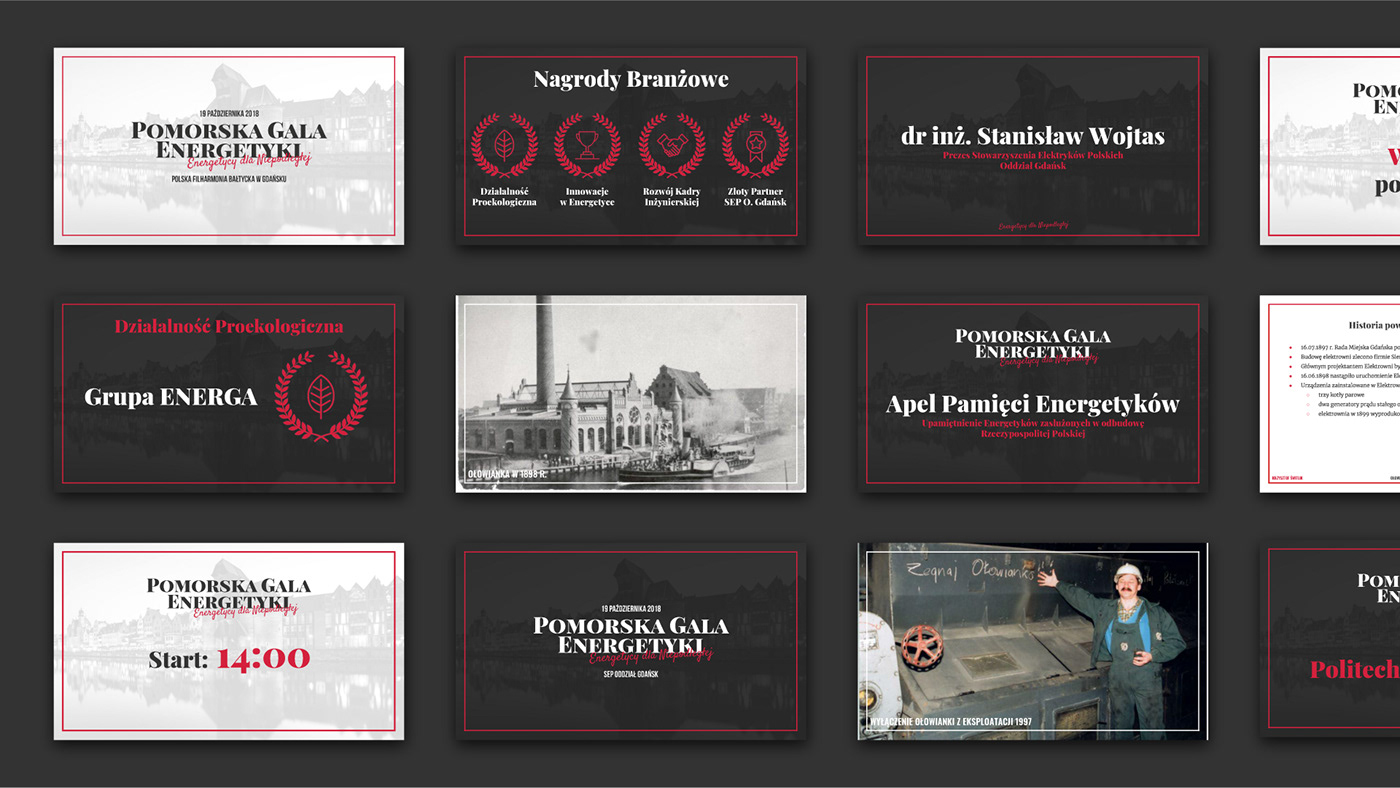 Event book red black poland history Gala frame Independence dtp