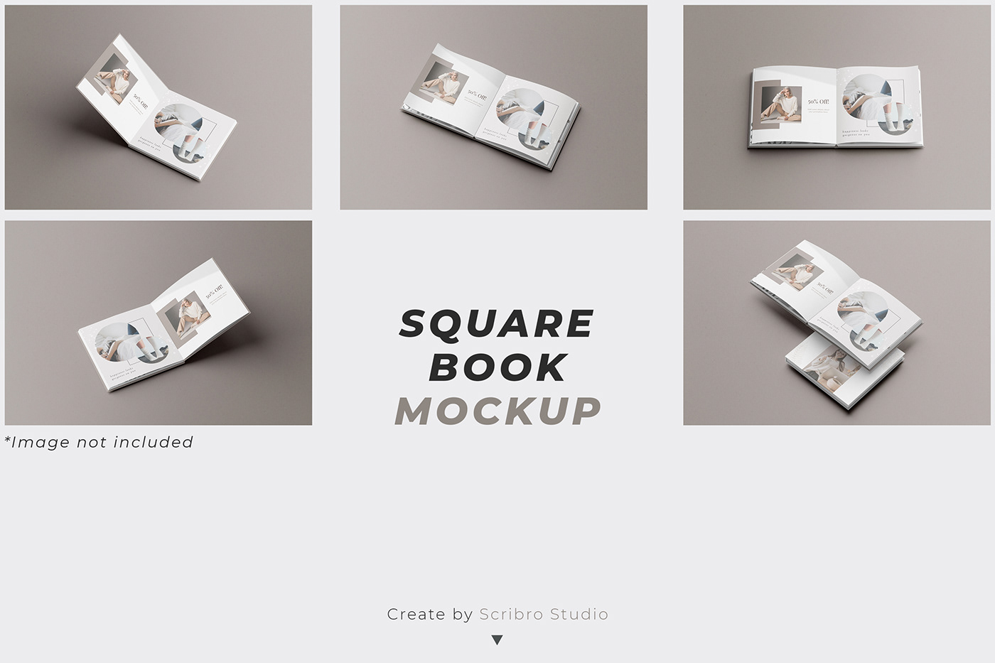 a4 a5 book creative free free download free mockup  Mockup square