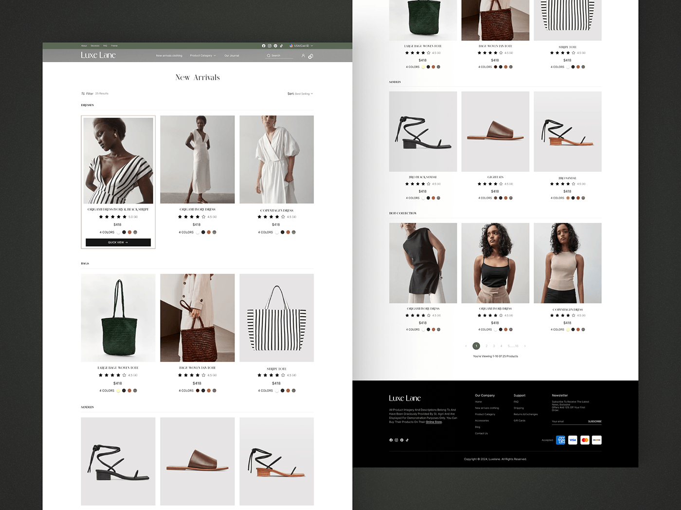 e-commerce Ecommerce Clothing Clothing Website Fashion  ecommerce landing page Website Design landing page UI/UX ecommerce website