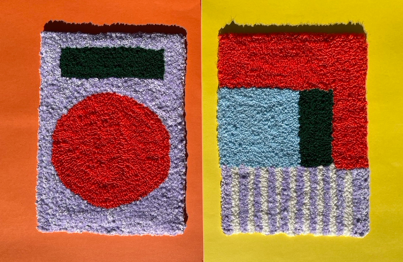 colorful textile design  Textiles tufting tuftingart tuftingrug