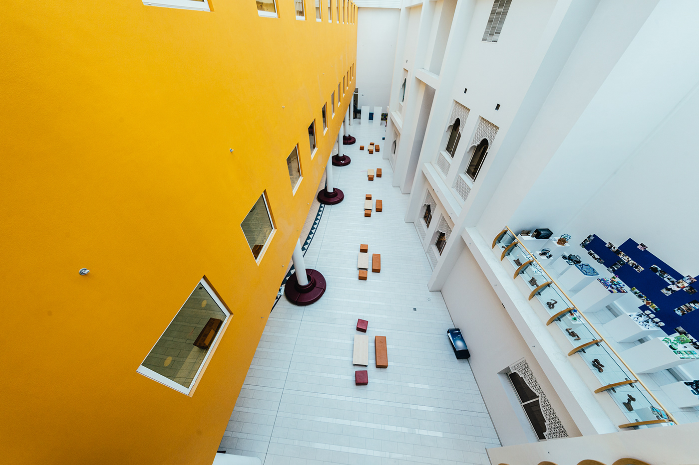 architecture commonwealth doha Education interiors Photography  Qatar University VCU virginia