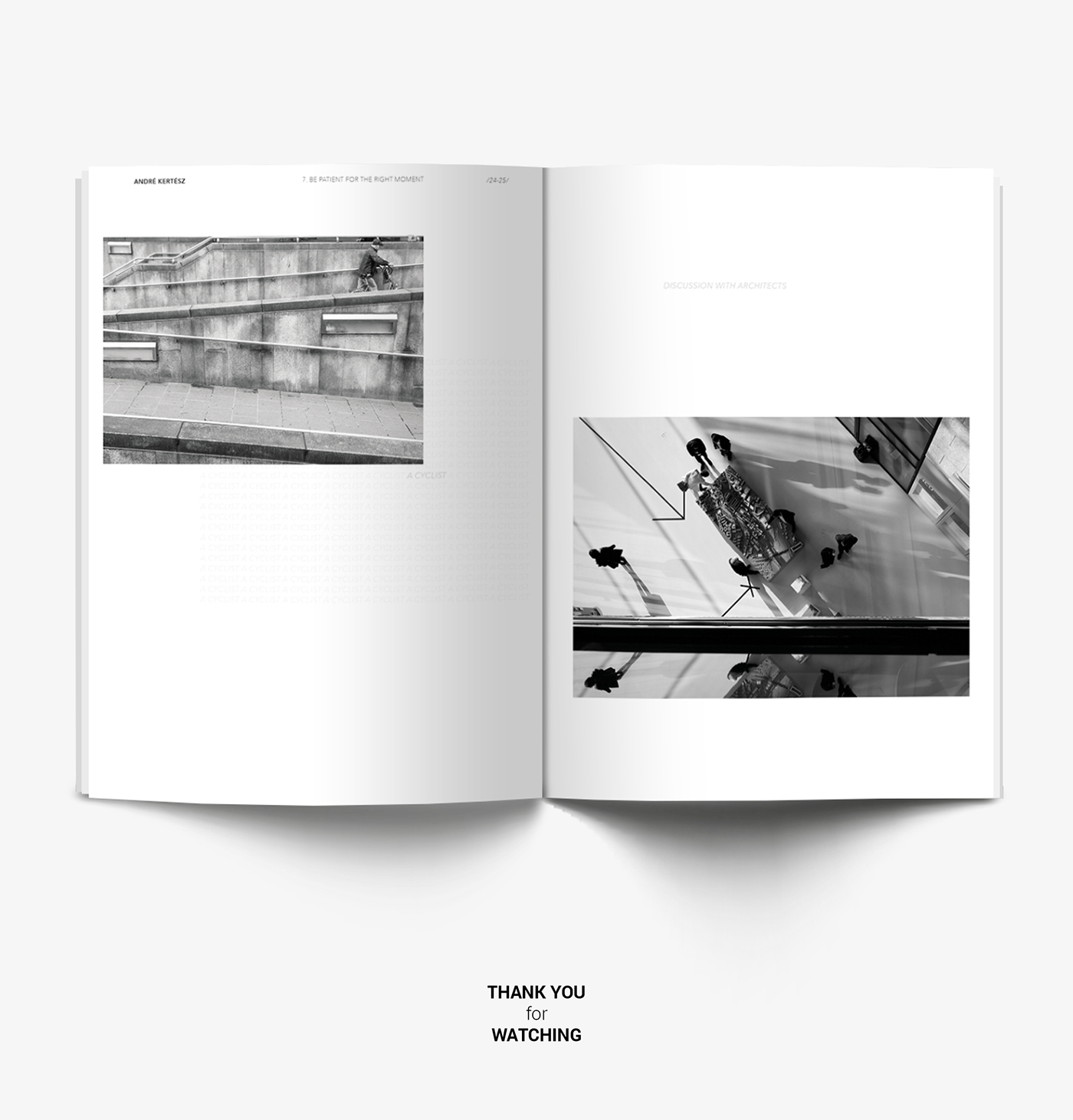 street photography black and white andre kertesz photobook editorial brochure Layout magazine