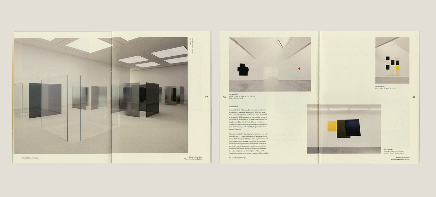 publication editorial design  print Adobe Live art phenomenology Steven Xue