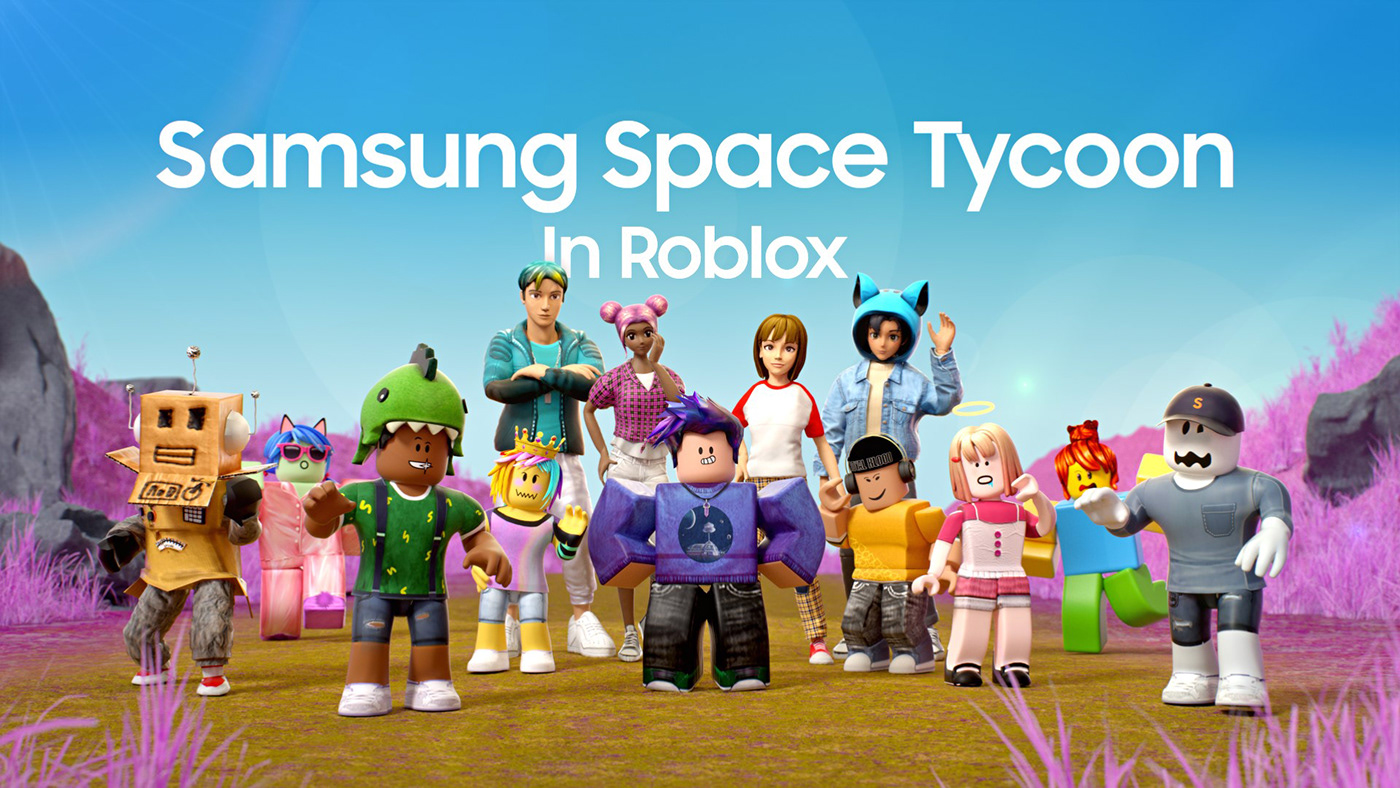 Character fantasy futuristic game metaverse Roblox Samsung Space  SPACE TYCOON