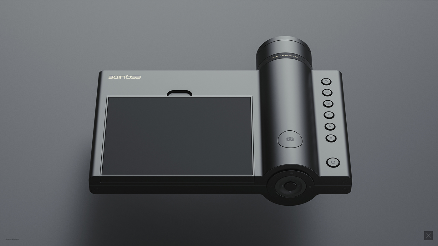 industrial design  concept design product design  3D rendering CGI camera lenses keyshot fusion 360