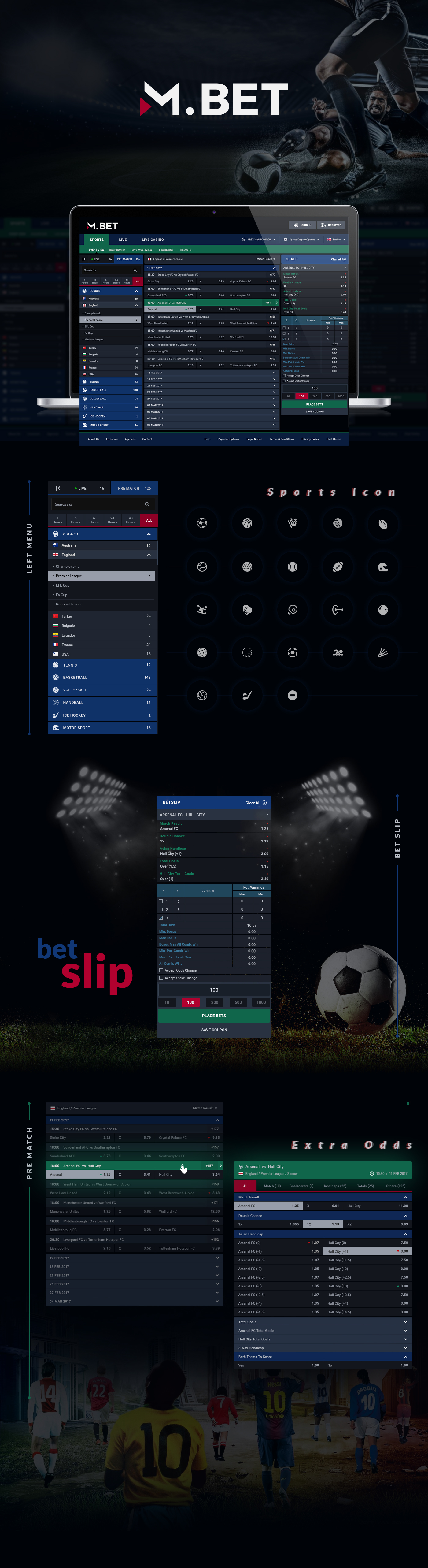 bet sports betting UI ux Website Webdesign iddaa concept
