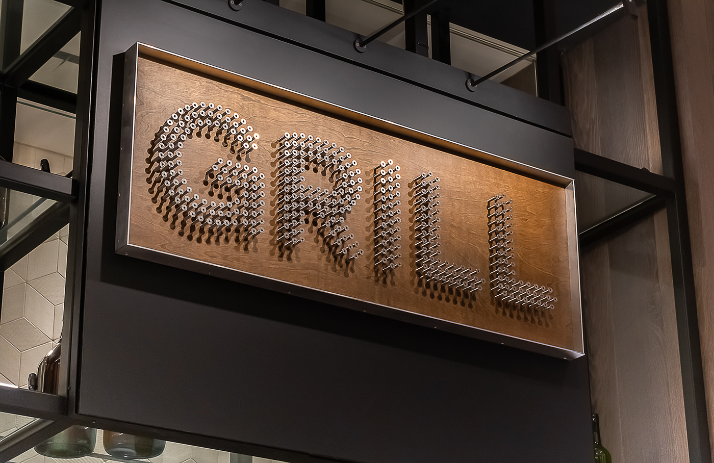 branding  cafe convene design food hall Frank Gehry logo New York nyc typography  
