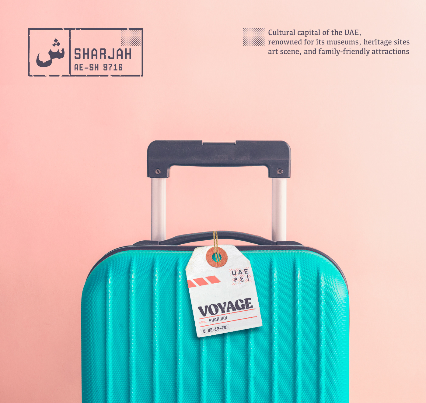Travel dubai Abu Dhabi tourism campaign Show visual identity logo brand identity UAE