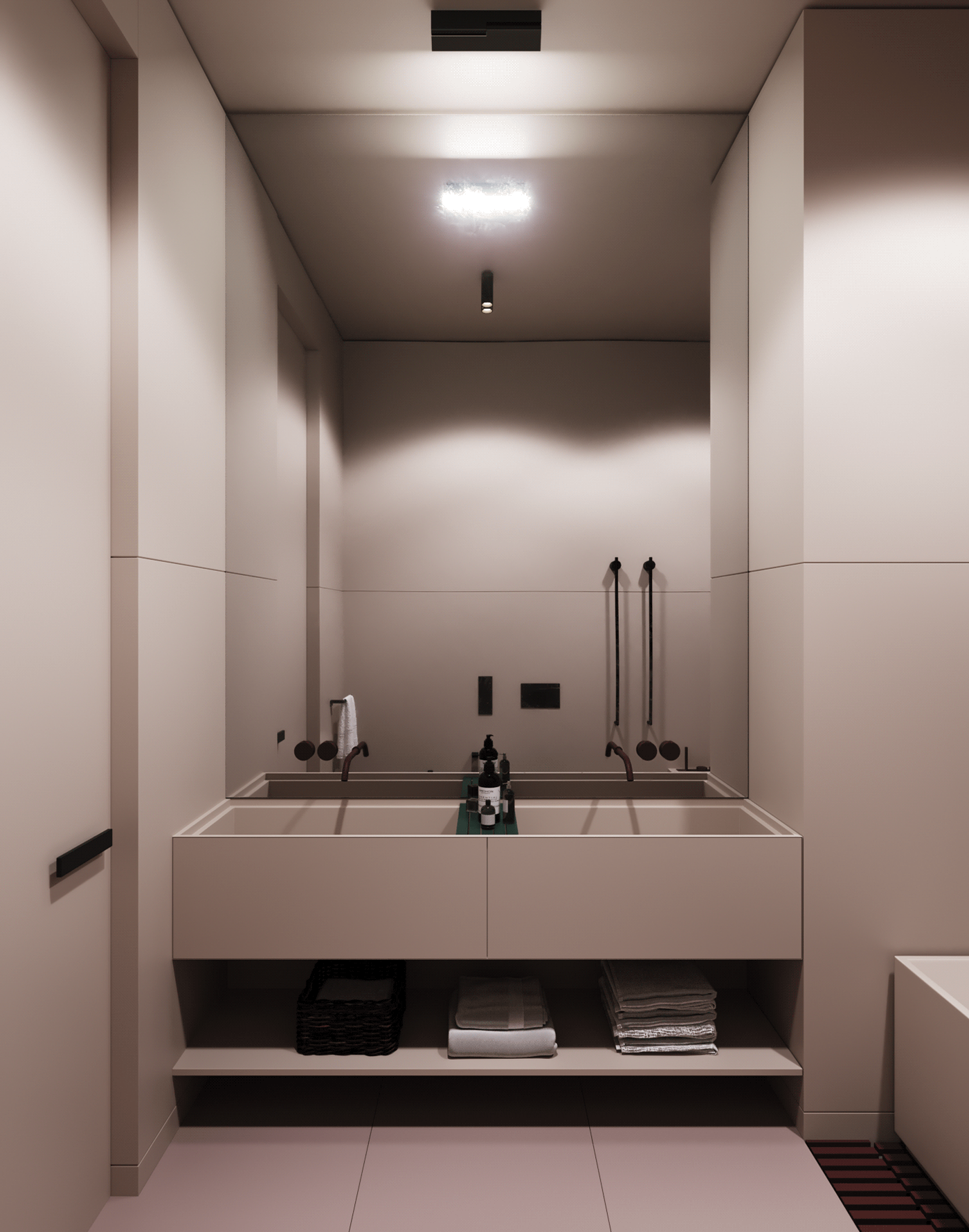 interior design  Luxury Apartment minimalistinterior minimalistapartment monochrome beigeapartment