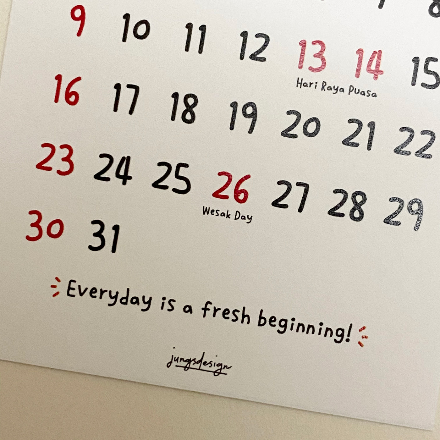2021 calendar calendar calendar design print card Stationery clean Layout minimal typography  
