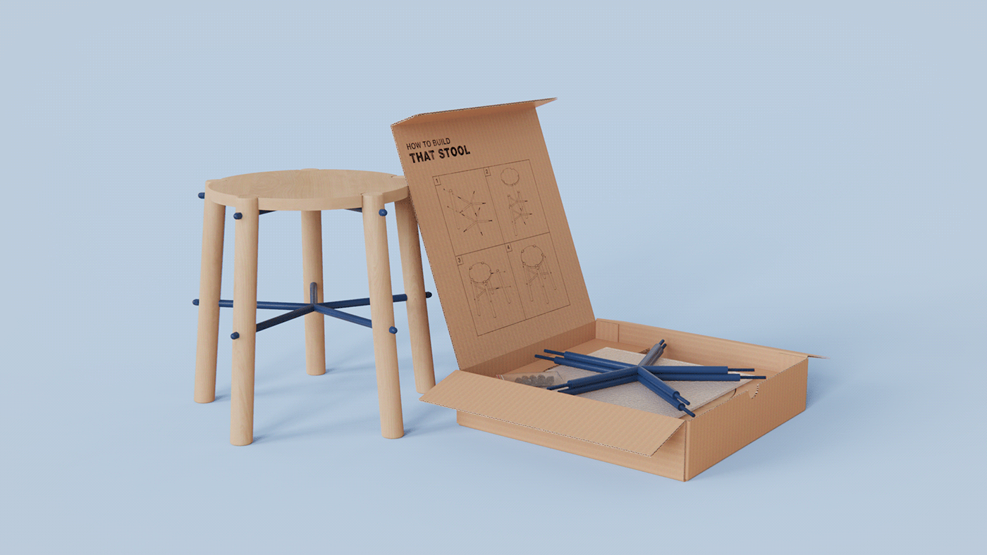furniture furniture design  industrial design  modern product design  stool wood