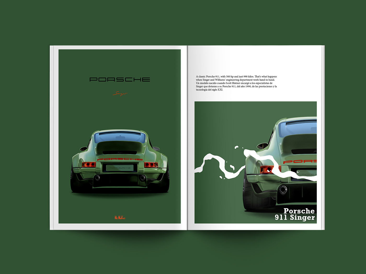 art ILLUSTRATION  Motorsport Porsche print