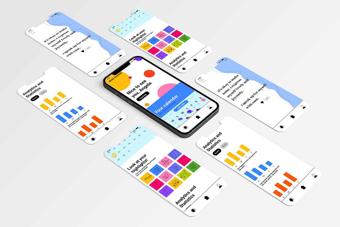 app Bachelor Project design UX UI
