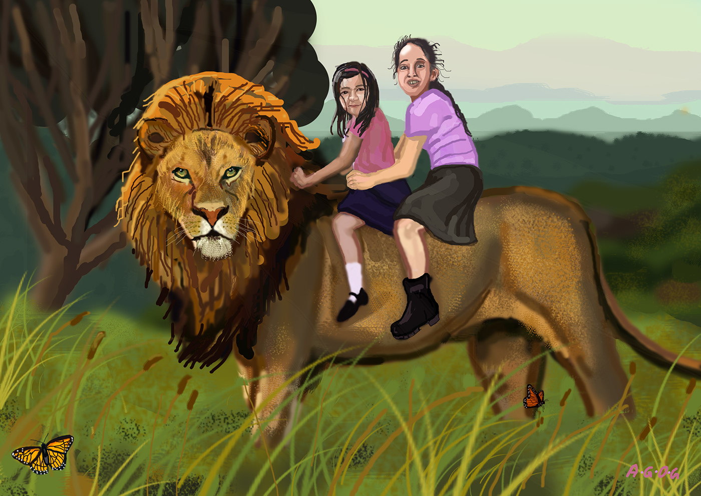 aslan children childrensbooks conceptart Digitlapainting lion lionportrait Narnia wildlifeart