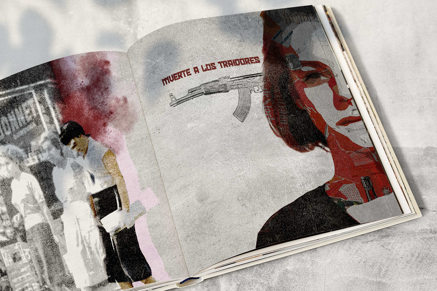 afiche Digital Art  editorial editorial design  GuerraFria hbo magazine Netflix series urss