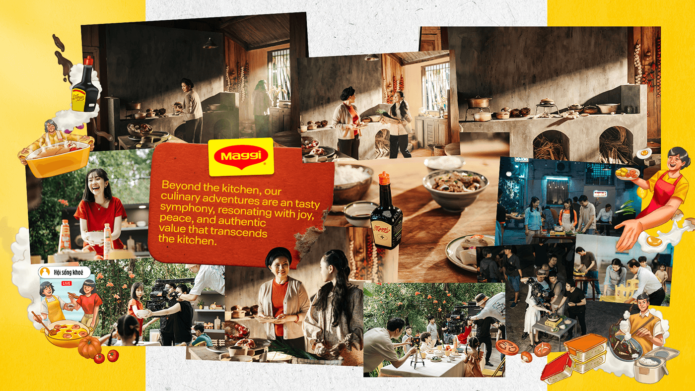 Advertising  campaign tvc TV Commercial art direction  Food  Maggi nestle marketing   commercial