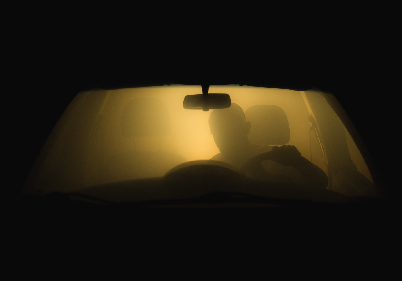 shine fine art selfportrait Silhouette car door hand colours Fog Machine