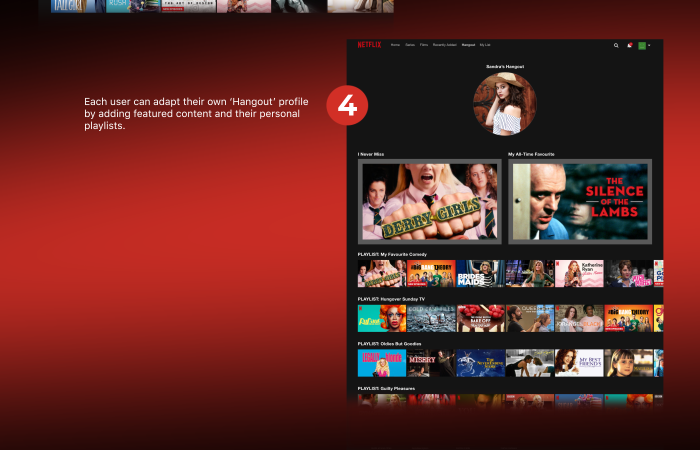 ux UI Interface Netflix Streaming User research Case Study user experience television Web Design 
