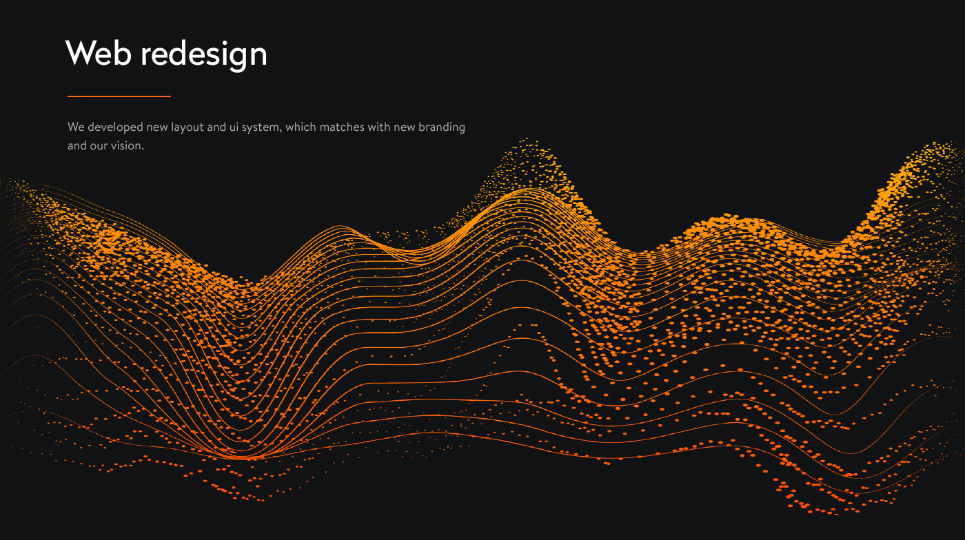 brand redesign yalantis mobile company orange Webdesign