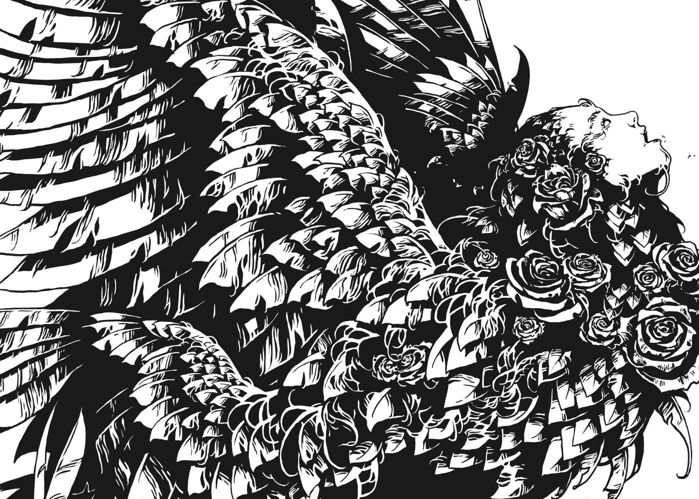 Ivan Belikov ivanbelikov ILLUSTRATION  feathers spiritcatcher sirin contemporary cloth Fashion  bird