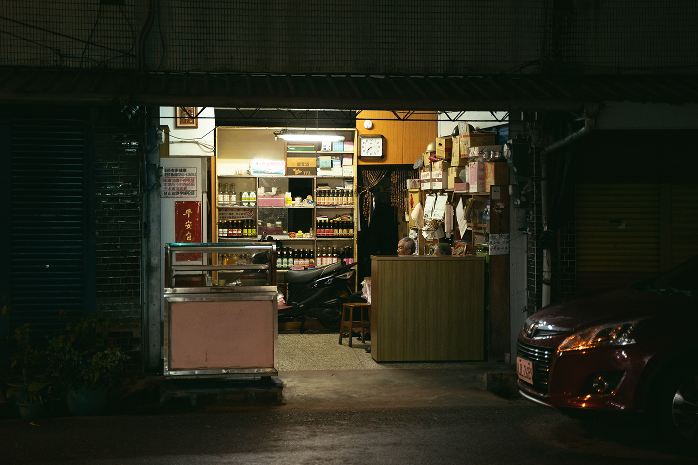 asian cityscape night Photography  store Street taiwan Travel Urban Explore