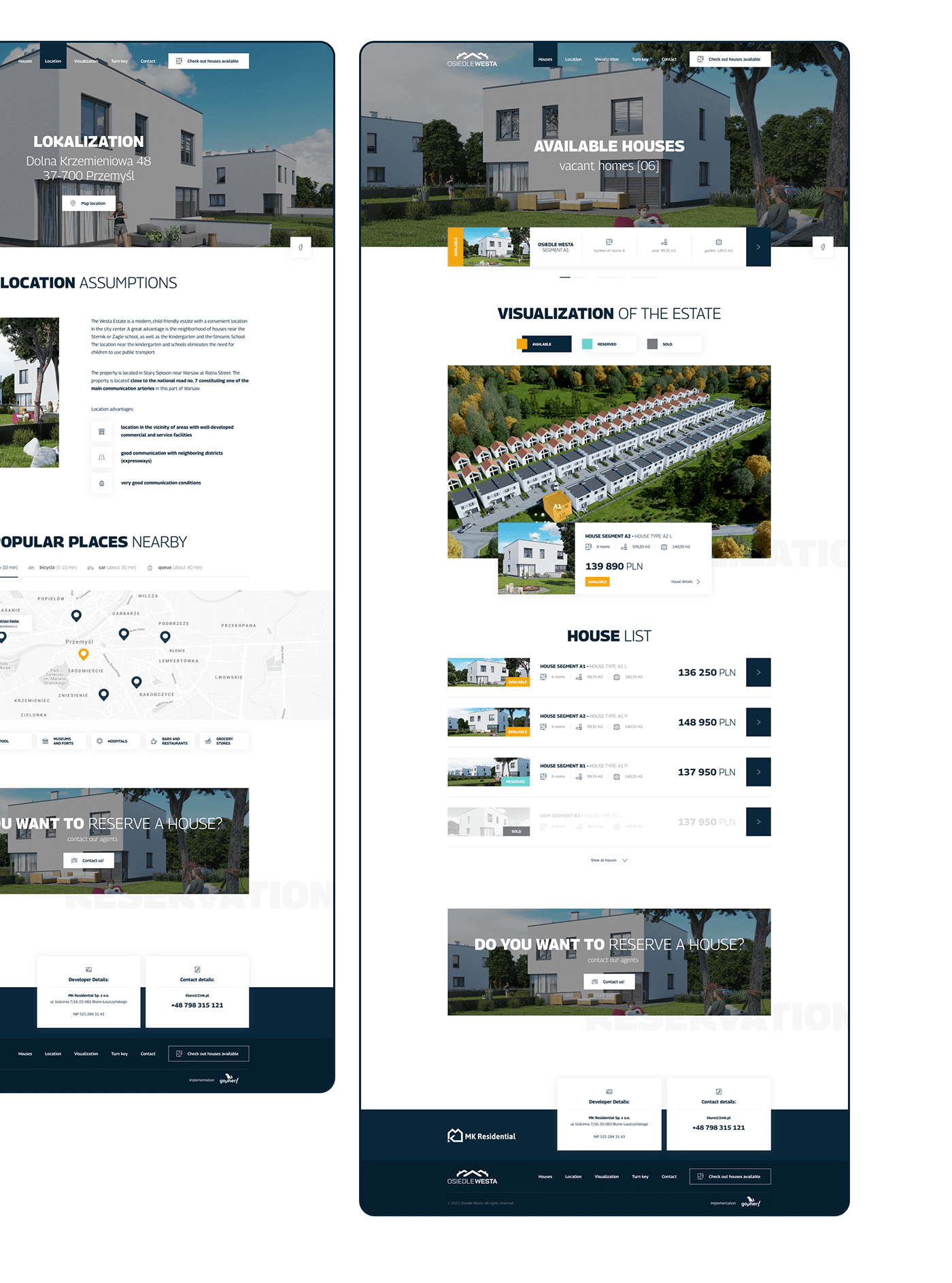developer estate Flats font houses light sketch Web Webdesign Website