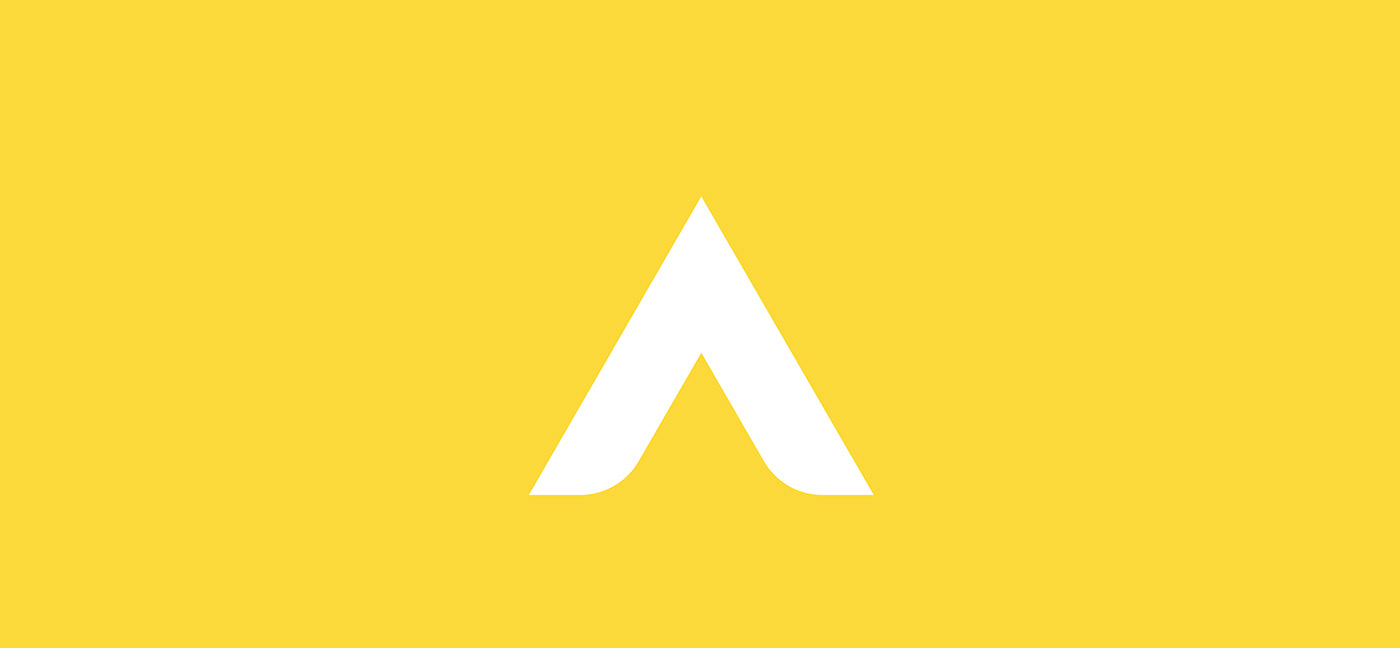 logo symbol branding  Business Cards Startup yellow