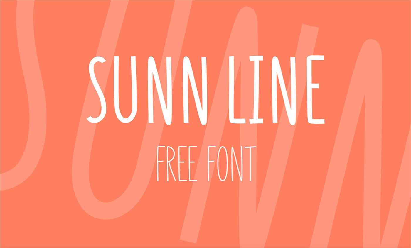 font Typeface design free Sunn