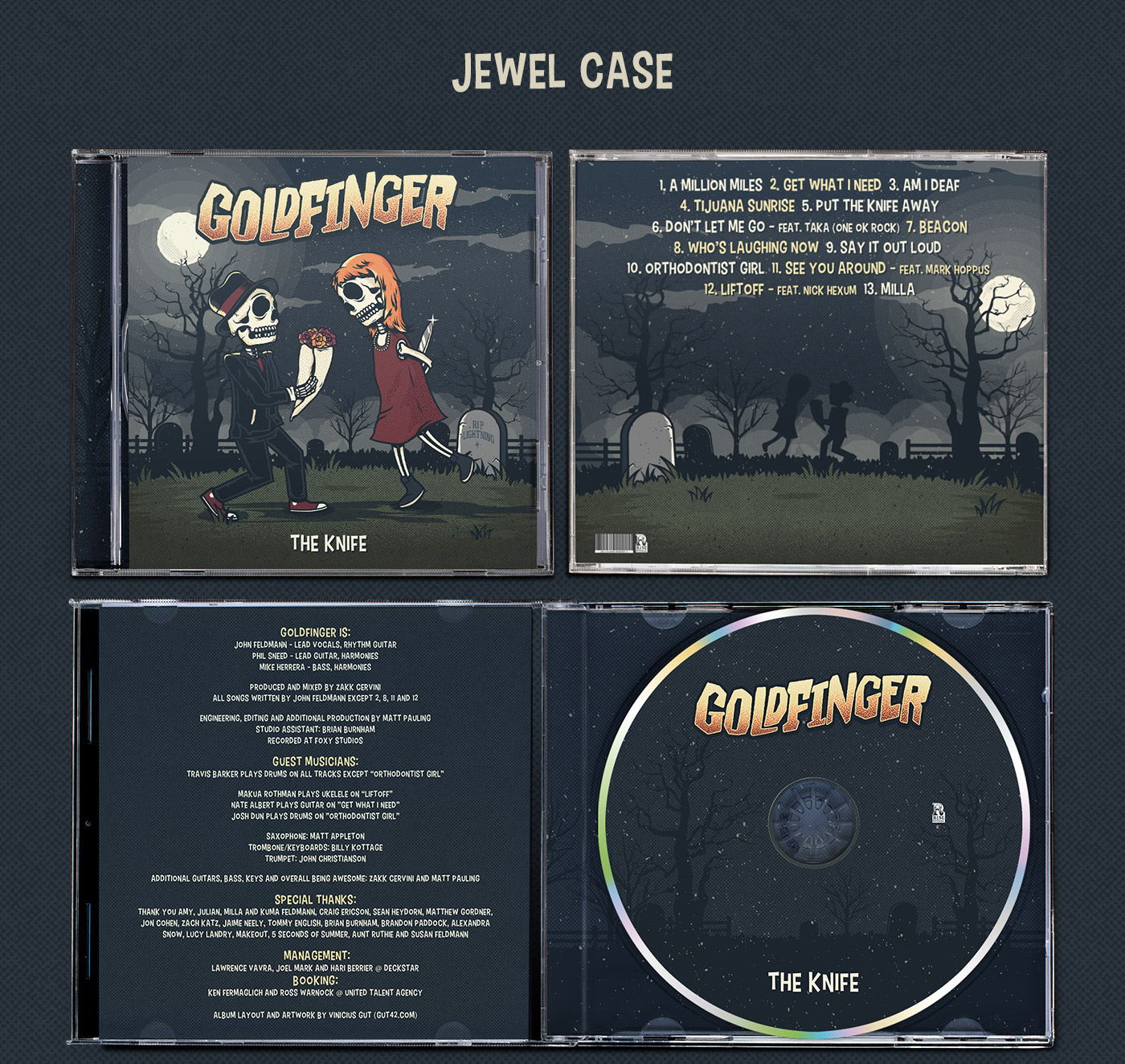 goldfinger Album the knife john feldmann travis barker mark hoppus blink-182 josh dunn Merch pop punk