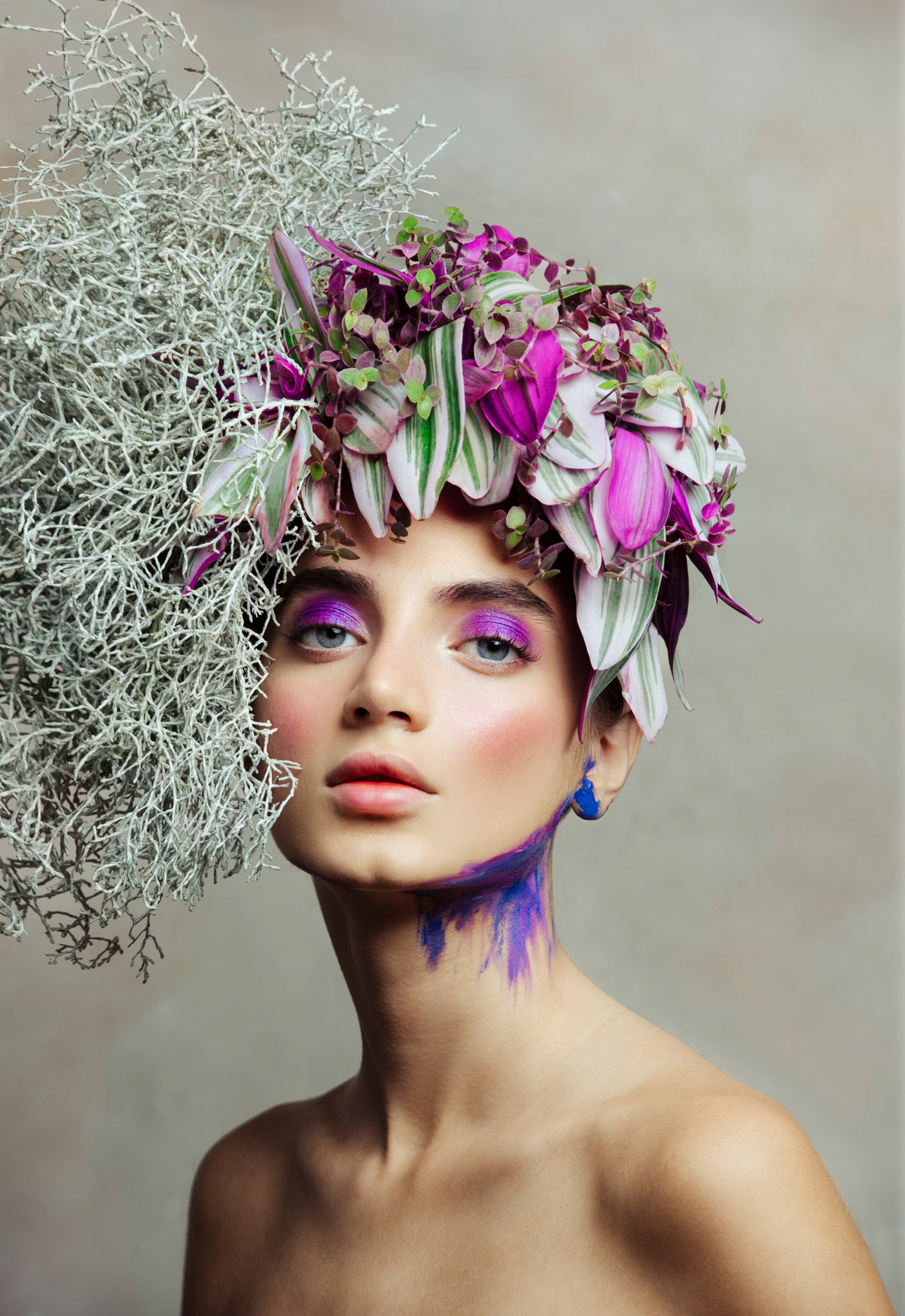 beauty beauty photography editorial Fashion  headpiece makeup model Photography  photoshoot Style