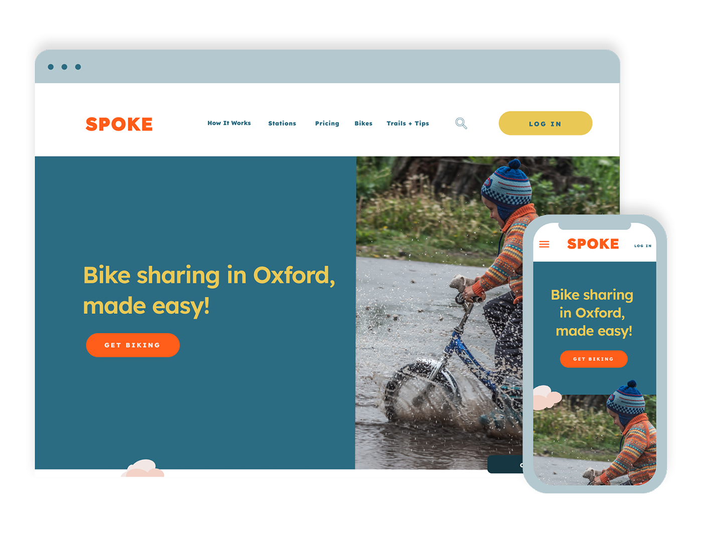 Bicycle Brand Design family Website