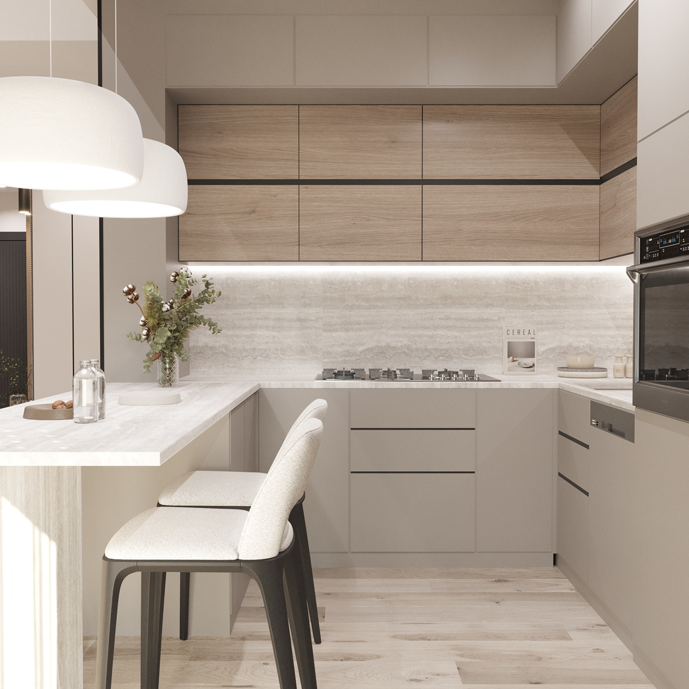 minimalist Modern Design interior design  architecture Render corona 3ds max modern 3D visualization